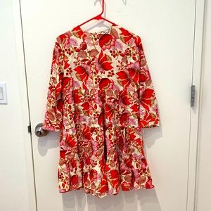 Zara Floral Tiered Dress